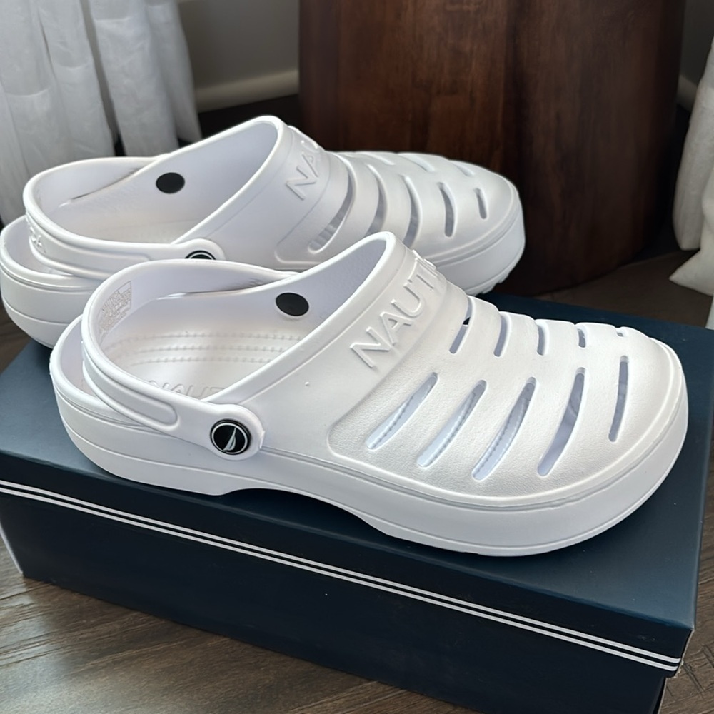 Nautica River Edge EVA Croc Clog,Pivoting Heel Straps,waterproof,summer,casual